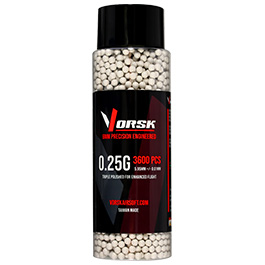 Vorsk Triple Polished QC BBs 0,25g 3.600er Flasche weiss