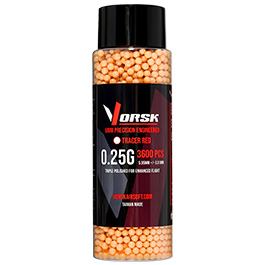 Vorsk Tracer Triple Polished QC BBs 0,25g 3.600er Flasche rot