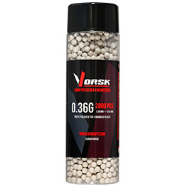 Vorsk Triple Polished QC BBs 0,36g 2.000er Flasche weiss
