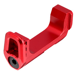 Action Army AAP-01 CNC Aluminium Extended Magazin Release rot Bild 4