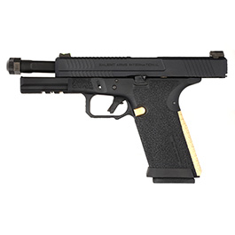 Kleinbild 2 EMG / Salient Arms Int. BLU Threaded Barrel mit Metallschlitten GBB 6mm BB schwarz / gold