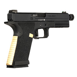 Kleinbild 4 EMG / Salient Arms Int. BLU Threaded Barrel mit Metallschlitten GBB 6mm BB schwarz / gold