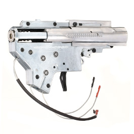 APS V2 / No.2 8mm Silver Edge Complete Gearbox M110 - Kabel hinten - silber Bild 3
