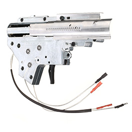APS V2 / No.2 8mm Silver Edge Complete Gearbox M110 - Kabel hinten - silber Bild 5