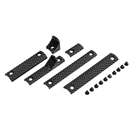 King Arms Rail Cover Set f. King Arms M-LOK TWS Ver. 2 Handguard schwarz