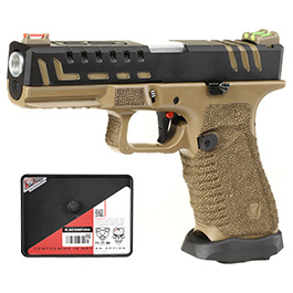 APS Scorpion D-Mod mit Metallschlittten CO2BB 6mm BB Dark Earth