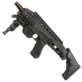 APS Caribe Carbine Conversion Kit f. TM / KSC / WE / VFC G17 / G18C GBB Pistolen schwarz