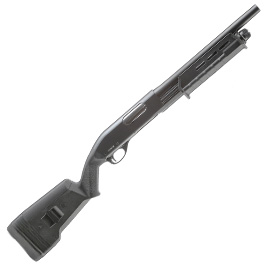 Cyma M870 MP-Style Shotgun Medium-Type Tri-Barrel Vollmetall Springer 6mm BB schwarz Bild 2