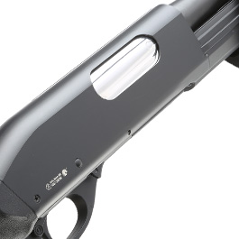 Cyma M870 MP-Style Shotgun Medium-Type Tri-Barrel Vollmetall Springer 6mm BB schwarz Bild 8