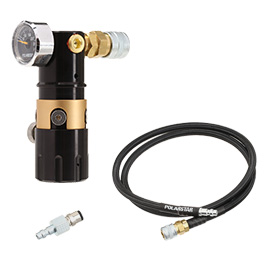 Polar Star MRS HPA Regulator schwarz inkl. 36 Zoll Braided Remote-Line schwarz - US Version