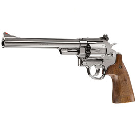 Smith & Wesson Model 29 8 3/8 Zoll Vollmetall CO2 Revolver 6mm BB Black-Chrome-Finish