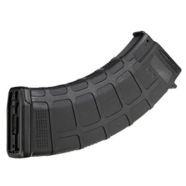 D-Day AKM DMag Silent Style Polymer-Magazin MilSim / Mid-Cap 30 / 130 Schuss schwarz