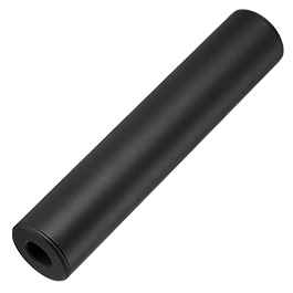 King Arms Light Weight Aluminium Silencer 150 x 30mm 14mm+ / 14mm- schwarz