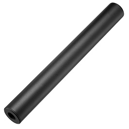 King Arms Light Weight Aluminium Silencer 250 x 30mm 14mm+ / 14mm- schwarz