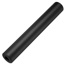 King Arms Light Weight Aluminium Silencer 200 x 30mm 14mm+ / 14mm- schwarz