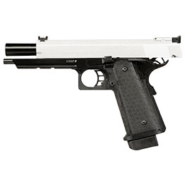 Kleinbild 4 Double Bell Hi-Capa 5.1 Airsoftpistole Vollmetall CO2BB 6mm BB silber / schwarz inkl. Pistolenkoffer