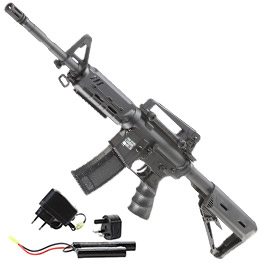 Versandrcklufer ASG Strike Systems MX18 Carbine Sportline Komplettset S-AEG 6mm BB schwarz
