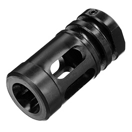 VFC / BCM Gunfighter MOD 0 CNC Stahl Flash-Hider schwarz 14mm-