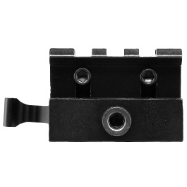 MET QD Scope-Riser 3 Slots / 40 mm mit Höhenverstellung f. 20 - 22 mm Schienen schwarz Bild 3