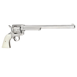 Kleinbild 6 Ersatzteilset King Arms SAA .45 Peacemaker 11 Zoll Revolver Gas 6mm BB silber-chrome Finish