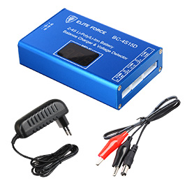 Elite Force Compact LiPo Charger Ladegert f. LiPo / Li-Ion 2-4 1,5A 25W 12V / 230V