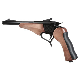 Haw San Contender G2 Pistole Vollmetall CO2 6mm BB schwarz / Holzoptik - Short-Version Bild 9