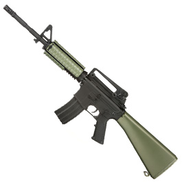 Versandrückläufer Double Bell M4A1 RIS Rifle Super Sportline AEG 6mm BB schwarz / oliv Bild 1 xxx: