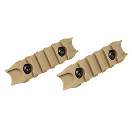 G&G M-Lok 21mm Polymer-Schienen Side-Rail Set 79mm (2 Stck) Desert Tan