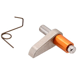Ultimate Kugellager-Stahl CNC Anti Reversal Latch Version 6 orange