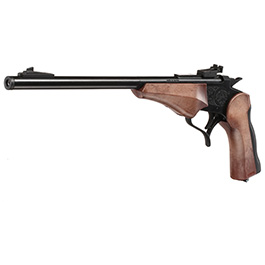 Haw San Contender G2 Pistole Vollmetall CO2 6mm BB schwarz / Holzoptik - Long-Version