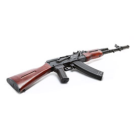 APS AK-74 Vollmetall Echtholz BlowBack S-AEG 6mm BB schwarz Bild 4