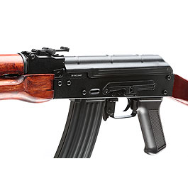 APS AK-74 Vollmetall Echtholz BlowBack S-AEG 6mm BB schwarz Bild 6