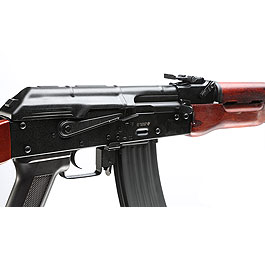 APS AK-74 Vollmetall Echtholz BlowBack S-AEG 6mm BB schwarz Bild 7