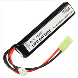 Elite Force LiPo Akku 11,1V 900mAh 20C Stock-Tube Type m. Mini-Tam Anschluss