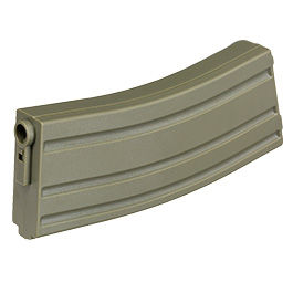 ASG M4 / M16 Polymer-Magazin Mid-Cap 140 Schuss oliv