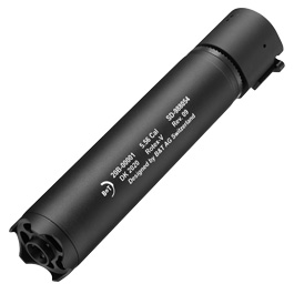 ASG B&T Rotex-V 197mm Aluminium Silencer mit Stahl Flash-Hider 14mm- schwarz