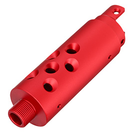 AiRReX Custom-A CNC Aluminium Auenlauf Round f. Action Army AAP-01 rot