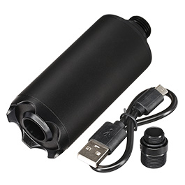 Acetech Brighter C Aluminium Silencer Mini Tracer Unit inkl. LiPo Akku 11mm+ / 14mm- schwarz