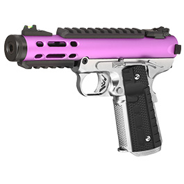 Ersatzteilset Wei-ETech Galaxy 1911 Vollmetall GBB 6mm BB Satin-Chrome / purple