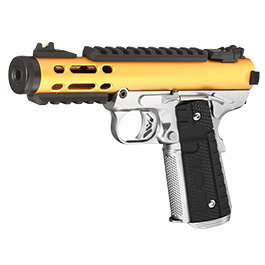Ersatzteilset Wei-ETech Galaxy 1911 Vollmetall GBB 6mm BB Satin-Chrome / gold