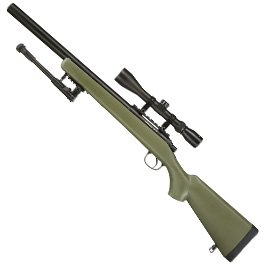 Well M700 Short-Type Snipergewehr inkl. Zweibein / Zielfernrohr Springer 6mm BB oliv Bild 1 xxx: