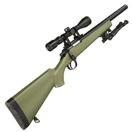 Well M700 Short-Type Snipergewehr inkl. Zweibein / Zielfernrohr Springer 6mm BB oliv Bild 3