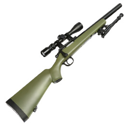 Well M700 Short-Type Snipergewehr inkl. Zweibein / Zielfernrohr Springer 6mm BB oliv Bild 4