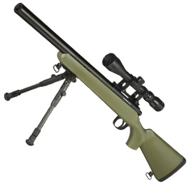 Well M700 Short-Type Snipergewehr inkl. Zweibein / Zielfernrohr Springer 6mm BB oliv Bild 6