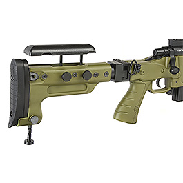 Well MB4419-3D Mk13 Mod 7 Snipergewehr inkl. Zweibein / Zielfernrohr Springer 6mm BB oliv Bild 10