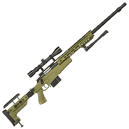 Well MB4419-3D Mk13 Mod 7 Snipergewehr inkl. Zweibein / Zielfernrohr Springer 6mm BB oliv Bild 2