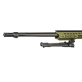 Well MB4419-3D Mk13 Mod 7 Snipergewehr inkl. Zweibein / Zielfernrohr Springer 6mm BB oliv Bild 6