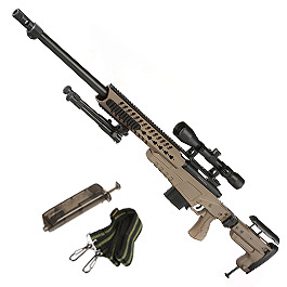 Well MB4419-3D Mk13 Mod 7 Snipergewehr inkl. Zweibein / Zielfernrohr Springer 6mm BB tan