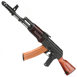 Double Bell AK-74N Professional Line Vollmetall S-AEG 6mm BB schwarz - Echtholz