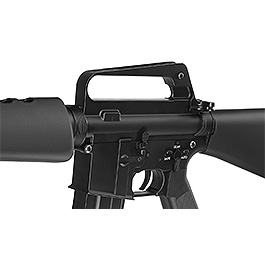 E&C M16A1 Rifle Vollmetall QD-1.5 Gearbox S-AEG 6mm BB schwarz Bild 6